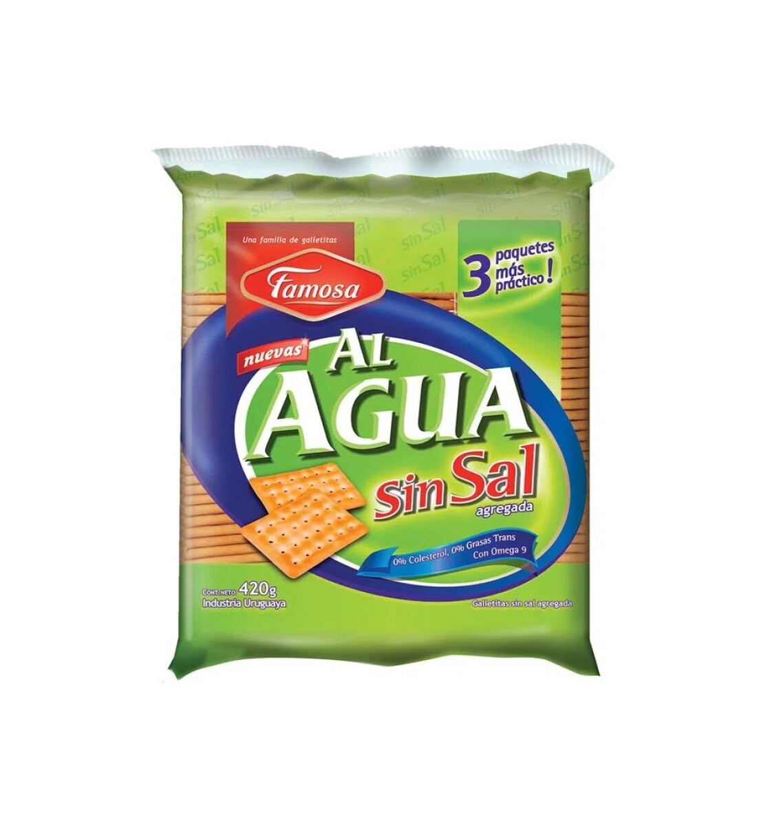 GALLETA AL AGUA SIN SAL FAMOSA 420G Cofas