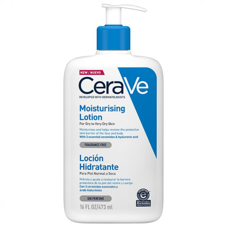 LOCIÓN HIDRATANTE CORPORAL CERAVE 473 ML.