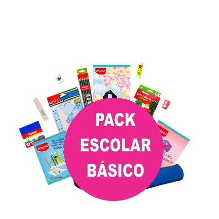 PACK ESCOLAR CON MOCHILA y CARTUCHERA