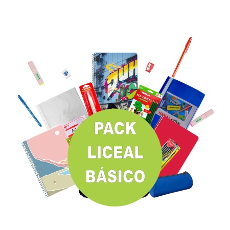 PACK LICEAL CON MOCHILA y CARTUCHERA