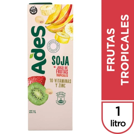 JUGO ADES FRUTA TROPICAL 1 LT.