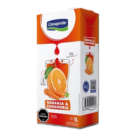 JUGO CONAPROLE NARANJA - ZANAHORIA 1 LT.