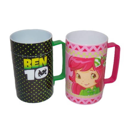 TAZA PLASTICO PUZZLE