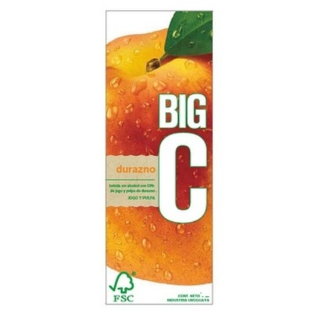 JUGO BIG C DURAZNO 200 ML.