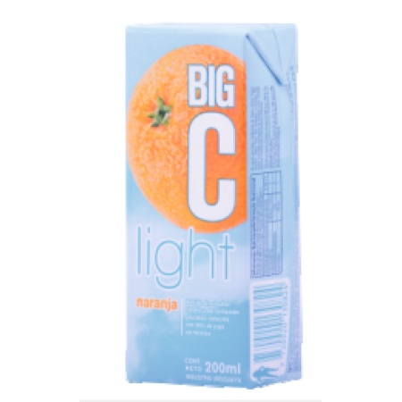 JUGO BIG C NARANJA LIGHT 200 ML.