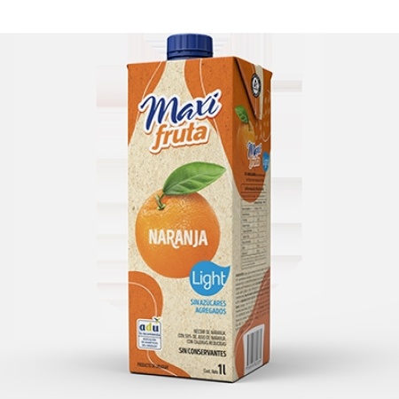 JUGO MAXI FRUTA NARANJA LIGHT 1 LT.