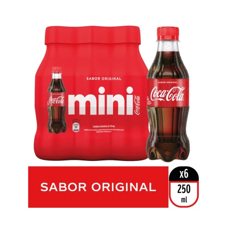 PROMO COCA COLA / SABORES 250 ML. PACK X 6