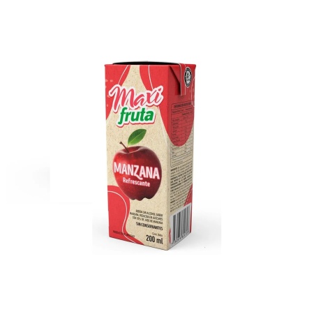 JUGO MAXI FRUTA MANZANA 200 ML.