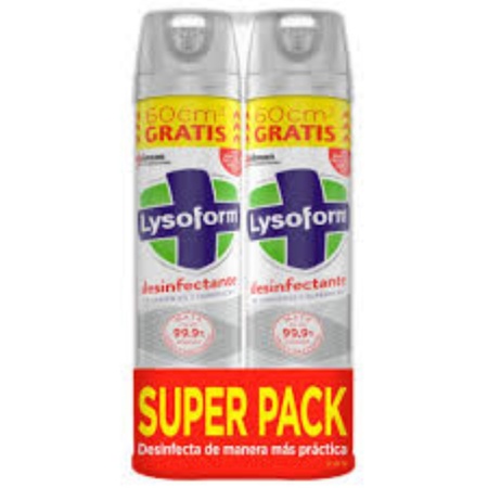 PACK DESINFECTANTE LYSOFORM AEROSOL ORIGINAL