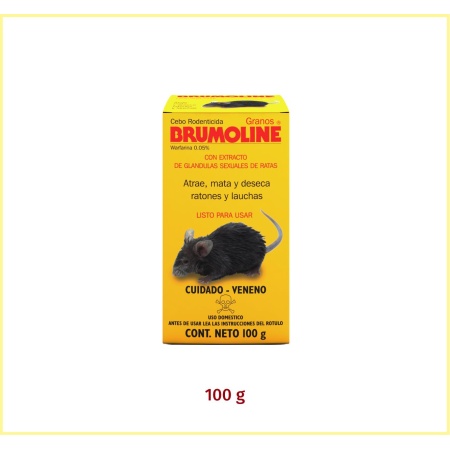 RATICIDA BRUMOLINE LAUCHA 100 GR