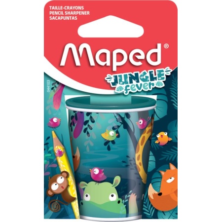 SACAPUNTAS JUNGLE FEVER 2 ORIFICIOS MAPED