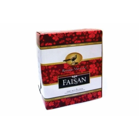 VINO ROSADO FAISAN CON CANILLA 5 LT