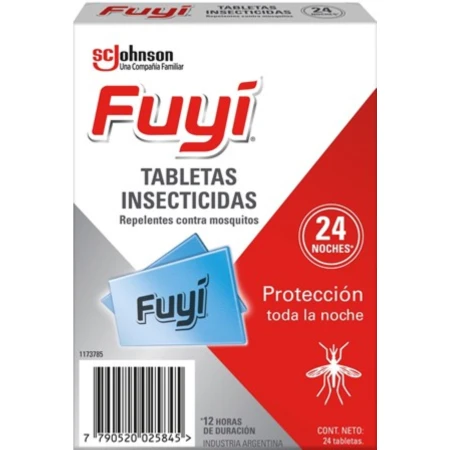 INSECTICIDA FUYI TABLETAS X 24 UN