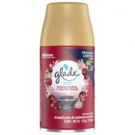 DESODORANTE DE AMBIENTE GLADE FLORAL Y FRUTOS ROJOS 170 ML REPUESTO