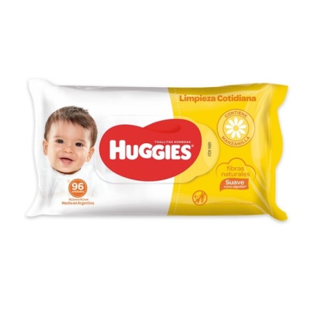 TOALLAS HUMEDAS HUGGIES COTIDIANAS.X 96 UNID.
