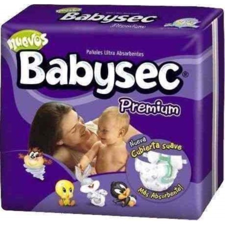 PAÑAL BABYSEC PREMIUM MEDIANO X 68 UN