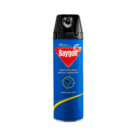 INSECTICIDA BAYGON MATA MOSCAS Y MOSQUITOSAEROSOL 300 CC